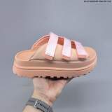 5A Golden Glow Platform Slide Sandals