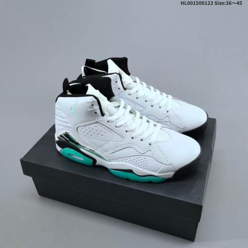 Original Jordan MVP White Green Glow Basketball Shoes DZ4475-103