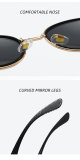5A Round Metal Frame Polarized Sunglasses 82006
