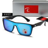 5A Square Frame Polarized Sunglasses 8957