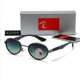 5A Round Metal Frame Polarized Sunglasses 82006