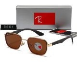 5A Square Frame Polarized Sunglasses 5601