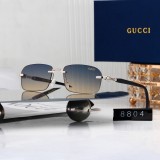 Unisex Rimless Square Sunglasses 8804