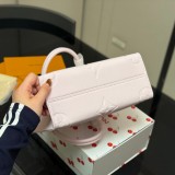 Original Onthego Monogram Empreinte Tote Bag Rose Ballerine M45653