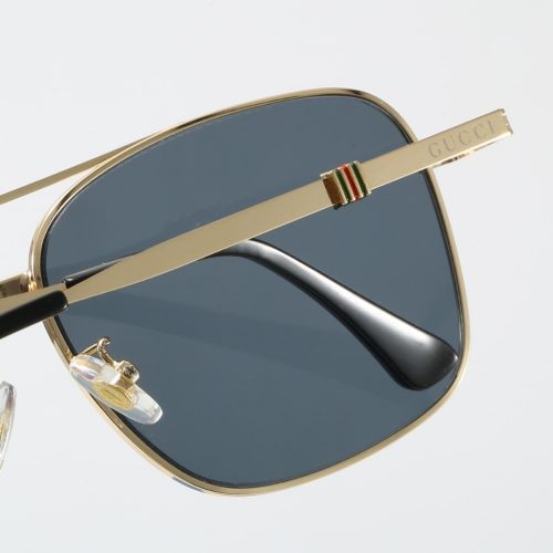 Men's Aviator Double Bridge Sunglasses 9040