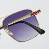 Men's Aviator Double Bridge Sunglasses 9031