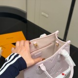 Original Onthego Monogram Empreinte Tote Bag Rose Ballerine M45653