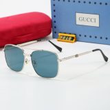Men's Aviator Double Bridge Sunglasses 9040