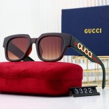 Men's Retro Square Sunglasses 3322