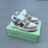 5A Out Of Office OOO Low Tops Sneakers White Pink