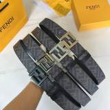 5A Men's Genuine Leather 40mm slide buckle Belt 105-125cm 4121