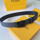 5A Men's Genuine Leather 40mm slide buckle Belt 105-125cm 4121