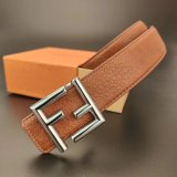 5A Men's Genuine Leather 38mm slide buckle Belt