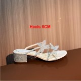 5A Women's Jeweled High Heel Sandals