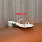 5A Women's Jeweled High Heel Sandals