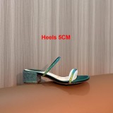 5A Women's Jeweled High Heel Sandals