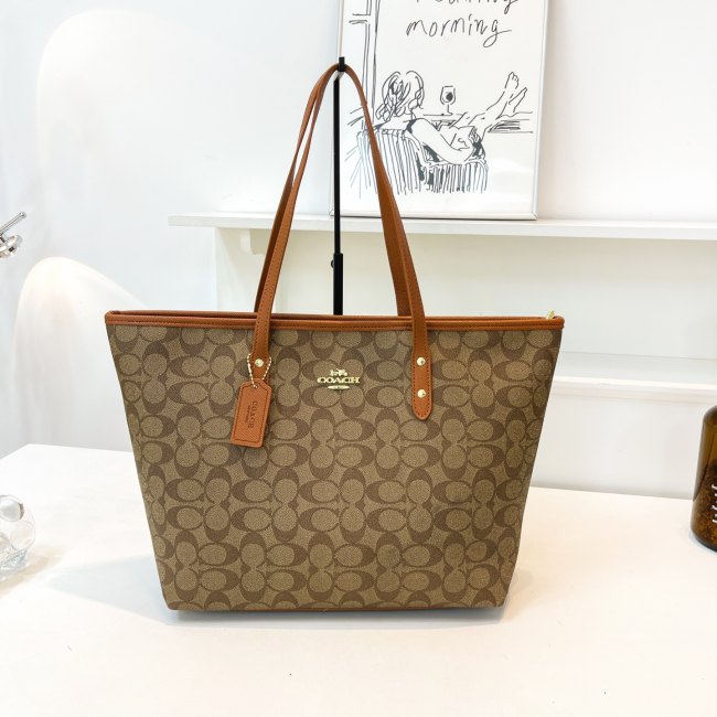 5A Gallery Tote Bag Brown