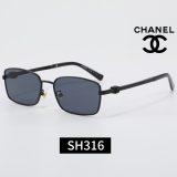 5A Square Metal Sunglasses 316
