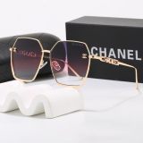 5A Metal Gradient Lenses Sunglasses