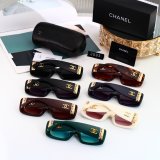 5A Retro Rectangular Frame Sunglasses 2093