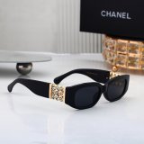 5A Vintage Square Frame Diamond Sunglasses 6614