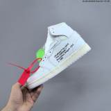 5A Air Jordan 1 Retro High White The Ten Collection Deconstructed Sneaker