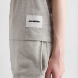 5A Logo Patch Cotton T-shirt Minimalist Unisex Tee