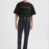 5A Oversized Logo Print Cotton T-shirt