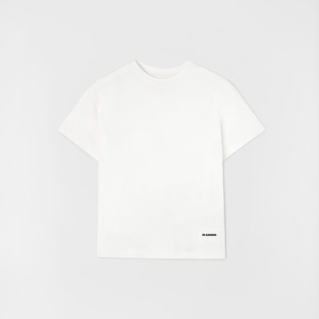 5A Logo Patch Cotton T-shirt Minimalist Unisex Tee