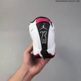 5A Air Jordan 14 Retro Black Toe Basketball Shoes