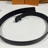 Original 1:1 Pure Steel Buckle Genuine Leather Retro Belt With Chip