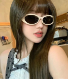 5A Interlocking G Oval Cat Eye Sunglasses 1662