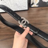 5A Chain CC Quilted Leather Belt 30mm