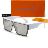 5A Monogram Oversized Shield Sunglasses 1583