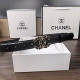 5A Chain CC Quilted Leather Belt 35mm