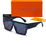 5A Monogram Oversized Shield Sunglasses 1583