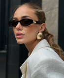 5A Interlocking G Oval Cat Eye Sunglasses 1662