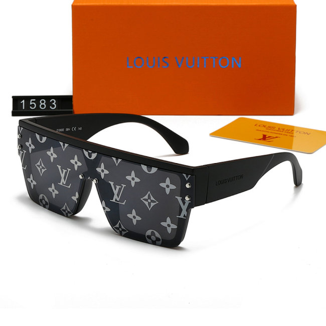 5A Monogram Oversized Shield Sunglasses 1583