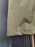 adult autumn women's long hooded windbreaker green
