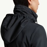 5A Women's Enet Short Parka Jacket with Stowaway Hood