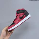 5A Air Jordan 1 Mid Reverse Bred Sneakers Basketball Shoes 554724-056