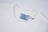5A Cotton Crew Neck Short Sleeve T-shirt with Signature Triangle Logo 850