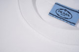 5A Cotton Crew Neck Short Sleeve T-shirt with Signature Triangle Logo 850