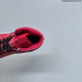 5A Air Jordan 1 Mid Reverse Bred Sneakers Basketball Shoes 554724-056