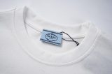 5A Men's Embroidered Logo Classic Crew Neck Cotton T-shirt 8187