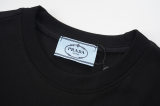 5A Cotton Crew Neck Short Sleeve T-shirt with Signature Triangle Logo 8187