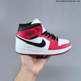 5A Air Jordan 1 Mid Chicago Sneakers Basketball Shoes 554724-173