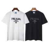 5A Men's Embroidered Logo Classic Crew Neck Cotton T-shirt 8187