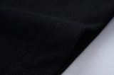 5A Cotton Crew Neck Short Sleeve T-shirt with Blue Neckline Logo  8308