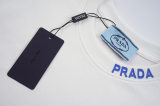5A Cotton Crew Neck Short Sleeve T-shirt with Blue Neckline Logo  8308